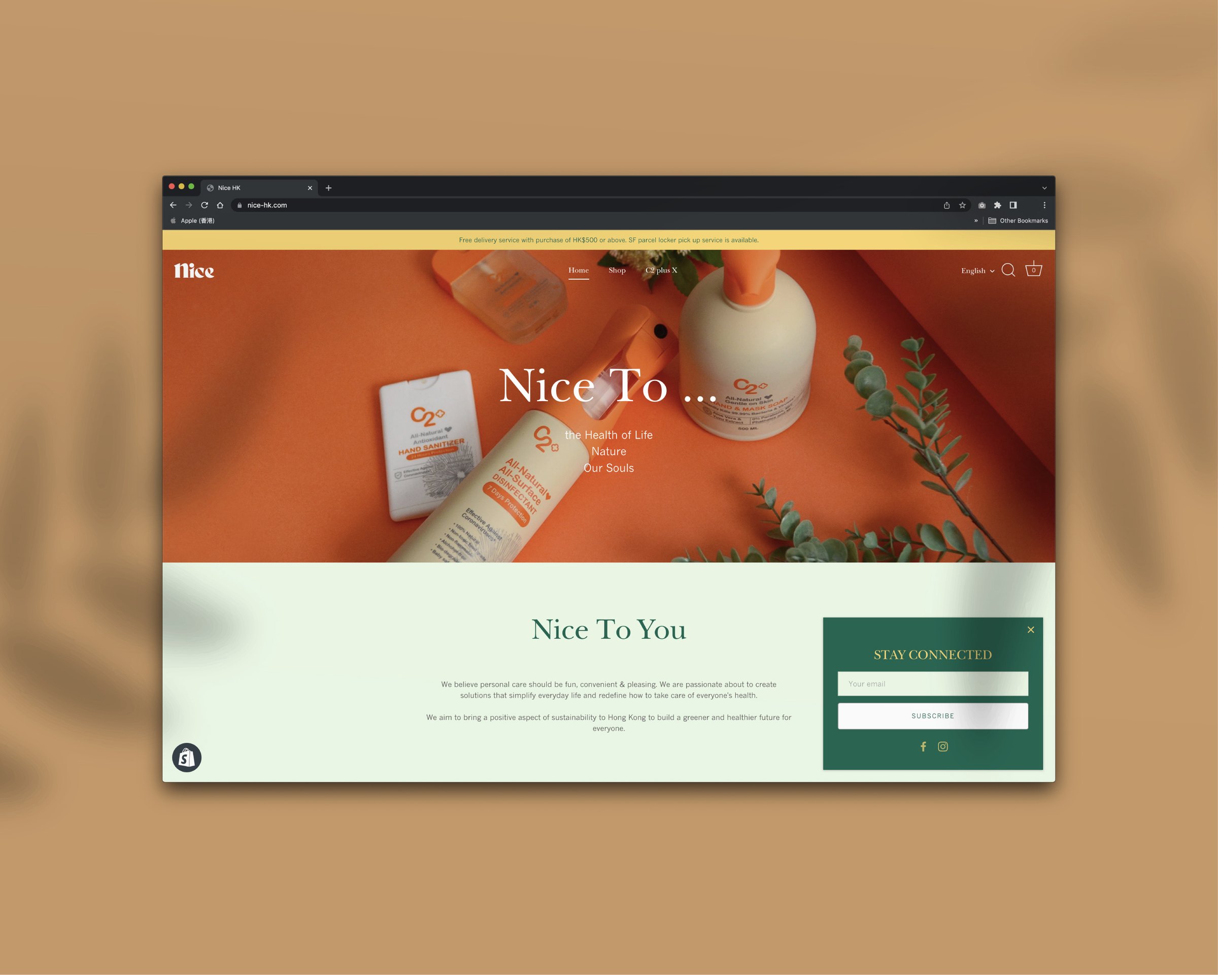 C2 Plus website presentation